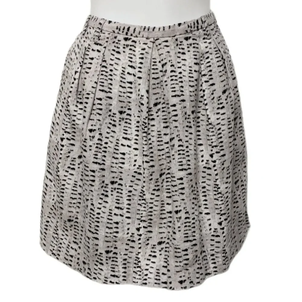 BROADWAY & BROOME Cloudtrail Linen Skirt 10
